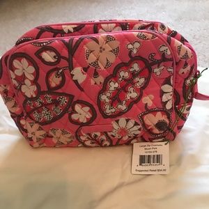 Vera Bradley Lg Cosmetic Bag - Blush Pink
